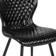 thumbnail image 6 of Flash Furniture Contemporary Upholstered Chair in Black Vinyl, 6 of 11