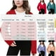 thumbnail image 3 of Ropa exterior y chaquetas informales sin capucha de manga larga para niño grande con abrigo de terciopelo grueso Abrigo de baile de invierno de manga larga para niña Suéter de baile Chal Top de algodó, 3 of 7