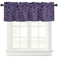 thumbnail image 3 of Halloween Theme Bat Purple Curtains For Living Room Kitchen Curtain Bedroom Decorative Window Treatments Home Drapes, 3 of 7