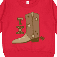 thumbnail image 3 of Inktastic Texas Cowboy Boot Toddler Sweatshirt, 3 of 4