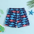 thumbnail image 4 of IFNWSV Boys Summer Shorts Print Drawstring Elastic Waist Quick Dry Nylon Beach Swim Pants Multicolor 3 Years, 4 of 7