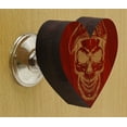 thumbnail image 2 of IBA Indianbeautifulart Poignées Gravées Rouges pour Porte de Placard en Bois Lot de 10, 2 of 3