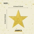 thumbnail image 2 of Ziediop Glitter Gold Star Paper & Cardboard Cutouts (100 Pack), 2 of 5