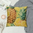 thumbnail image 2 of Fenyluxe Summer Pineapple Outdoor Decorative Throw Pillow Cover Tropical Fruit Yellow Lumbar Throw Pillow Case Cushion Cover for Sofa Home Decorative 12x12in, 2 of 5