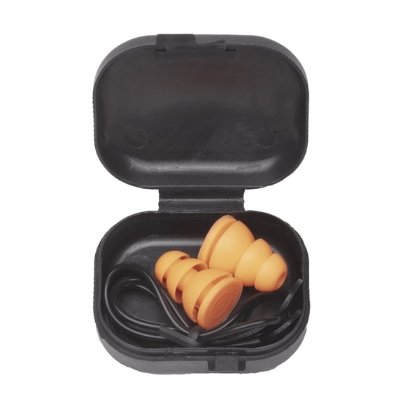 Pro Ears Audiomorphic Earplugs, Shooting Ear Protection - Carrying Case Included, Orange (Small)