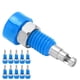 thumbnail image 5 of 10 piezas de conector de conector hembra tipo banana de 2 mm, adaptador de panel, miniposte de conexión para instrumento electrónico, azul, 5 of 12