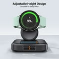 thumbnail image 4 of Portable Samsung Watch Charger for Samsung Watch  8/8 Classic, 1800mAh Wireless Charger for Galaxy Watch 7/Ultra/6/6 Classic/5/5 Pro/4/4 Classic/3/Active 2/Active, for Travel, SwanScout 303S, 4 of 9