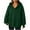 Green, variant on Karight Womens V Neck Hoodies Oversized Sweatshirts Long Sleeve Pullover Casual Fall Clothes 2025 Trendy