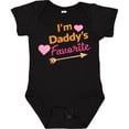 thumbnail image 3 of Inktastic I'm Daddy's Favorite with Arrow and Hearts in Pink Boys or Girls Baby Bodysuit, 3 of 5