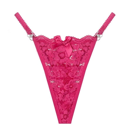 LARUYEKO Ladies Fashion Europe and America Sexy Lace Underwear Thong Large Size Sexy Underwear Women s Cotton Underwear High Waisted Ladies Full Coverage Panties High-Cut Stretch Cool Underwear