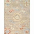 thumbnail image 4 of Pasargad Home Oushak 8' x 10' Hand-Knotted Wool Beige/Ivory Rug - All Ages, Indoors, 4 of 7