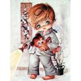 thumbnail image 2 of Cuadros Decorativos Chica de dibujos animados 5D DIY Diamond Painting Kits Full Round Drill Wall Decor (A6095) Ehuebsd embutido en tela, 2 of 8
