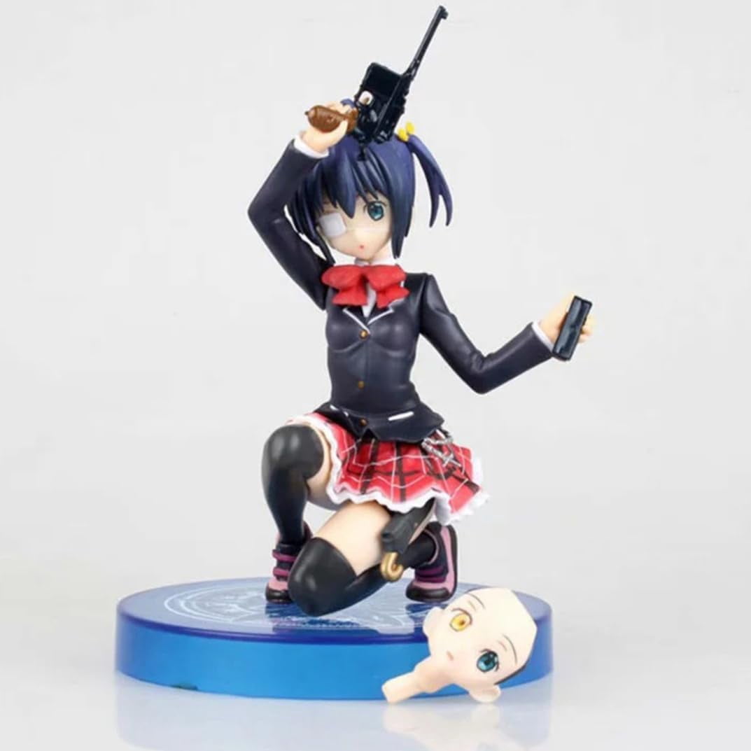 New Takanashi Rikka (Squat Ver) Character Anime Model Statue Action Figures Desktop Ornament Popular Decorations Fan Souvenirs Creative Gift Collectable