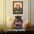thumbnail image 3 of Yatskia Colorful Lightning Car Small Urns for Human Ashes Keepsake Adult Mother and Father, Little Funeral Burial Urn for Ashes Adult Male, (Classic Pack of 1, 3 Inch), 3 of 8