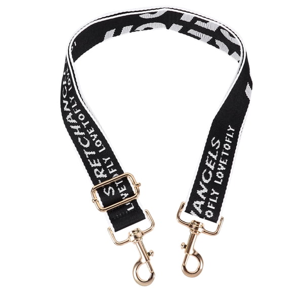 ifundom Wide Adjustable Black Crossbody Bag Strap Replacement for Handbags, Purses, and Accessories