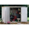 Garden Shed 8 x 3 ft. Pent Roof Eggshell/Taupe