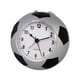 thumbnail image 3 of Reloj despertador con forma de balón de fútbol, ​​decoración del hogar, reloj de mesa, movimiento silencioso para cumpleaños Plata, 3 of 9