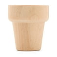 thumbnail image 3 of Mini Craft Flower Pot 5/8-inch x 9/16-inch, Pack of 250 Unfinished Flower Pot for Diorama, Model & Dollhouse, by Woodpeckers, 3 of 8