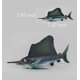 thumbnail image 4 of Simulated Deep Sea Life Animals Figurines Realistic Plastic Deep Ocean Animals Model for Ocean Animal Collection, EEL, Sailfish, Dunkleosteus, Set of, 4 of 4
