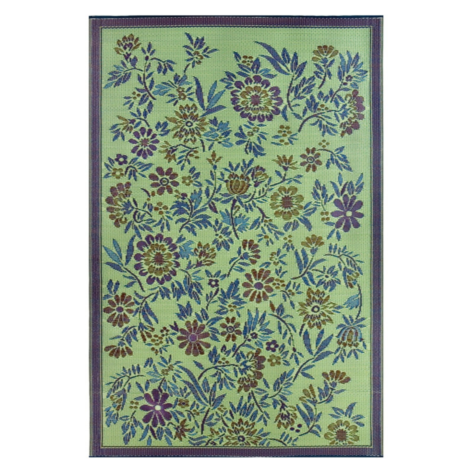 Mad Mats Wildflower Outdoor Area Rug Walmart Com