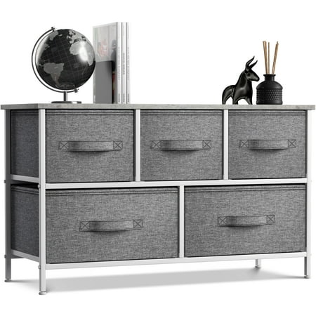 UPC: 0192405008658 | Storage Cube Dresser – Grey