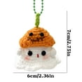 thumbnail image 3 of EUDIDV Spooky Props Little Ghost Hand-Woven Cute Keychain Bag Car Pendant Hanging Gift Halloween Decorations, 3 of 5