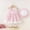 Rose-B, variante sur Robe pour Fillette Robe d'Été pour Filles Robe d'Anniversaire Robes Élégantes Robes pour Filles Taille 12-18 Mois