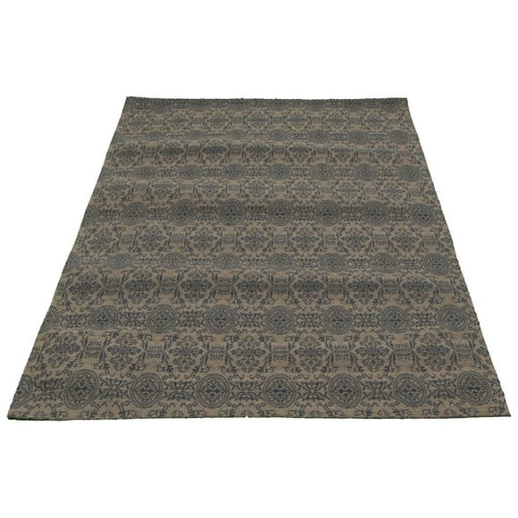 ECARPETGALLERY Tapis Fait à la Main pour Salon, Salle à Manger et Chambre à Coucher Transitionnel Collection Collage 4'9" x 6'9" en Jaune