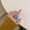 Blue, variant on Korean Girly Style Candy Color Love Ring