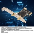 thumbnail image 3 of Tarjeta M2 a PCIE antena dual Plug and Play Adaptador M2 a PCIe ampliamente compatible con disipador de calor para computadora, 3 of 8