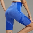 thumbnail image 2 of Kcolen Compression Shorts for Women,Biker Shorts Women Solid Color Flexible Compression Workout High Waist Casual Shorts, 2 of 3