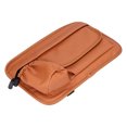 thumbnail image 4 of Bolsa de almacenamiento impermeable organizador de cuero artificial marrón zhang ming para Vespa gts300 GTS LX LXV, 4 of 5