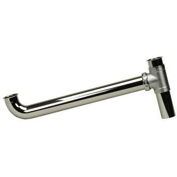 Proflo 1816A 1-1/2" X 16" 17 Gauge Brass End Outlet Direct Connect - Nickel