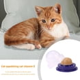 thumbnail image 4 of Cat Snacks Catnip Sugar Candy Licking Nutrition Gel Energy Ball (Salmon), 4 of 7