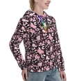 thumbnail image 6 of Lsque Daisies Flowers Pattern Casual Women's Hoodie,Hooded Sweatshirt with Kangaroo Pocket,Pullover Hoodie with Eye-catching Drawstrings-X-Large, 6 of 7