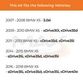 thumbnail image 2 of Max Advanced Brakes - Brake Kit for 2007 2008 2009 2010 2011 2012 2013 2014 2015 2016 2017 2018 BMW X5 Rear Replacement Cross Drilled Disc Brake Rotors and Ceramic Brake Pads, 2 of 9