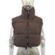 thumbnail image 2 of Chaleco acolchado para mujer, cuello alto Chaleco acolchado informal recortado Chaqueta ligera sin mangas con cremallera Abrigo acolchado de plumón Abrigo cálido de invierno Prendas de abrigo Xishao ropa, 2 of 2