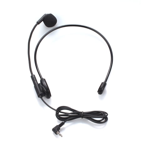 Naierhg 3.5mm Flexible Wired Headset Microphone Mic for Speaker Teaching Voice Amplifier