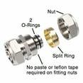 thumbnail image 3 of MaxLine M8011 Double O Ring Tee Compression Fitting System for 3/4 Inch Tubing, 3 of 6
