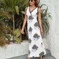 thumbnail image 3 of Literal Cloud Sleeveless Dress festival outfit women luxury woman evening dress, 3 of 6