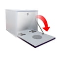 thumbnail image 1 of Buro Flotante Recamara Mdf Recamara Ensamblado Vinil Blanco, 1 of 8