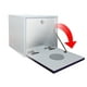 thumbnail image 1 of Buro Flotante Recamara Mdf Recamara Ensamblado Vinil Blanco, 1 of 8