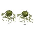 thumbnail image 3 of Decoraciones de flores Wosthever con acabado satinado 100M verde, 3 of 6