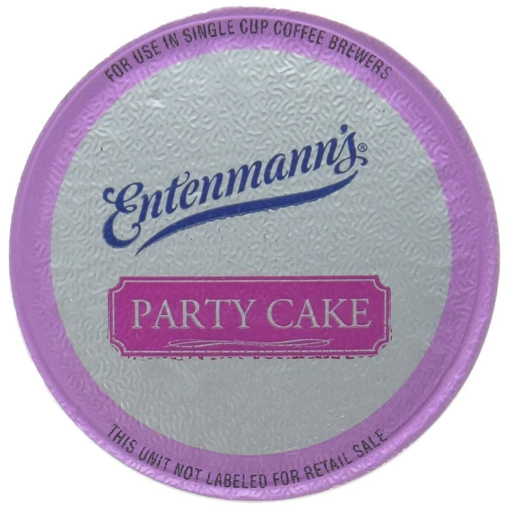 EntenmannS Party Cake Coffee Single Serve Cups, 20 Count, Party Cake