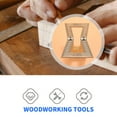 thumbnail image 4 of Dovetail Marker, Hand Cut Wood Joints Gauge Dovetail Guide Tool with Scale, Dovetail Template Size 1: 5-1: 6 and 1: 7-1: 8 for Woodworking - Silver, 4 of 8