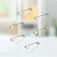 thumbnail image 1 of OUNONA 50Pack Safety Pin Brooche Silver Alloy Pin Back Clasp for Name Badges, 1 of 6