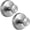 Brushed Nickel, variant on Suction Cup Hooks for Bathroom, Heavy Duty 15 lb Hold, No-Drill Shower Hooks for Glass, Tile & Mirrors, Removable Wall Hooks for Towels & Robes, Brushed Nickel, 2 Pack