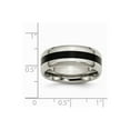 thumbnail image 6 of Titanium Black Enameled 8mm Polished Band Size: 7; for Adults and Teens; for Women and Men, 6 of 6
