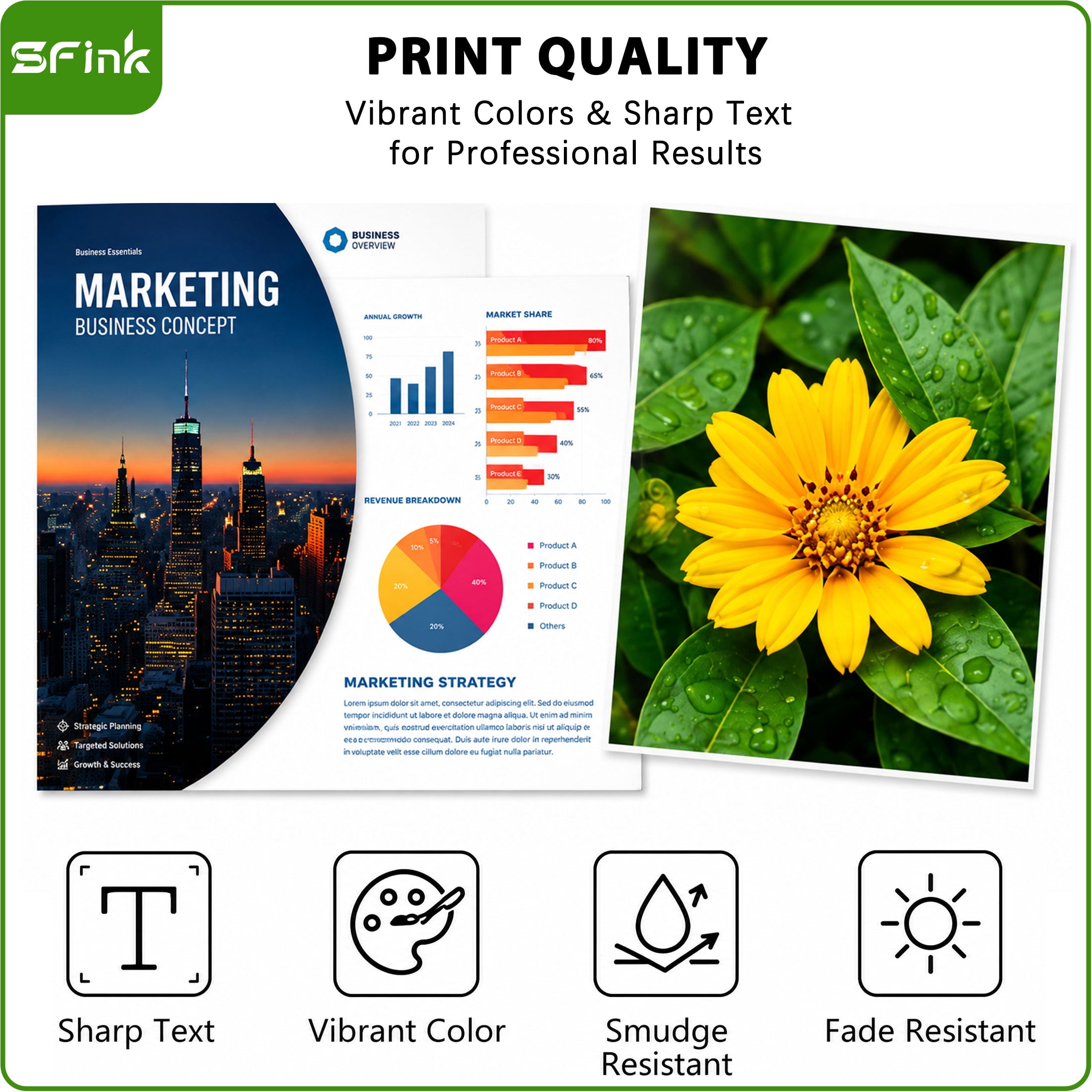 962 XL Ink Cartridges Combo Pack 4 Pack Compatible for HP 962XL Ink 962 Ink Cartridges for OfficeJet Pro 9015e 9010 9025e 9015 9025 9018e 9025e 9020 Printers