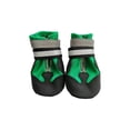 thumbnail image 2 of L Size, Pack Of 4 Non-Slip Waterproof Dog Boots, Rugged & Durable Sole, Outdoor Protective Paw Shoes, Green, For Medium & Large Dogs, Ideal For Hiking, Walking In Rain, Muddy, 2 of 7